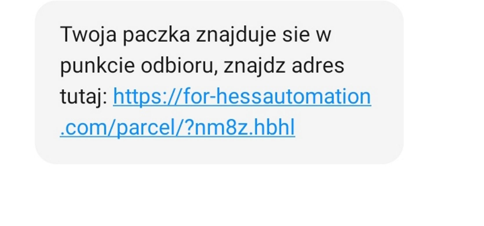 podejrzane smsy od kurierów