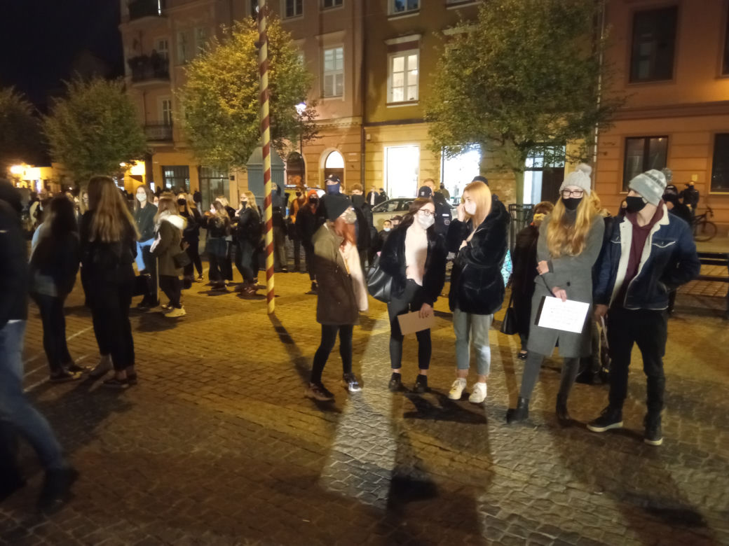 Protest kobiet w Grudziądzu 28.10