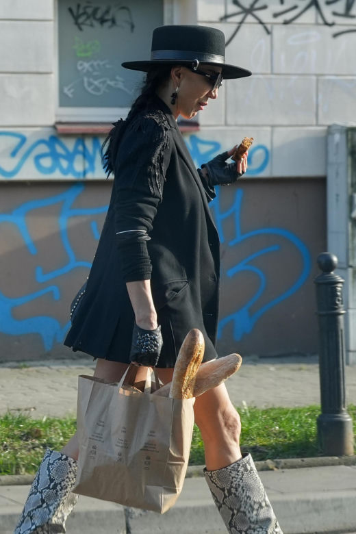Justyna Steczkowska parkuje gdzie chce