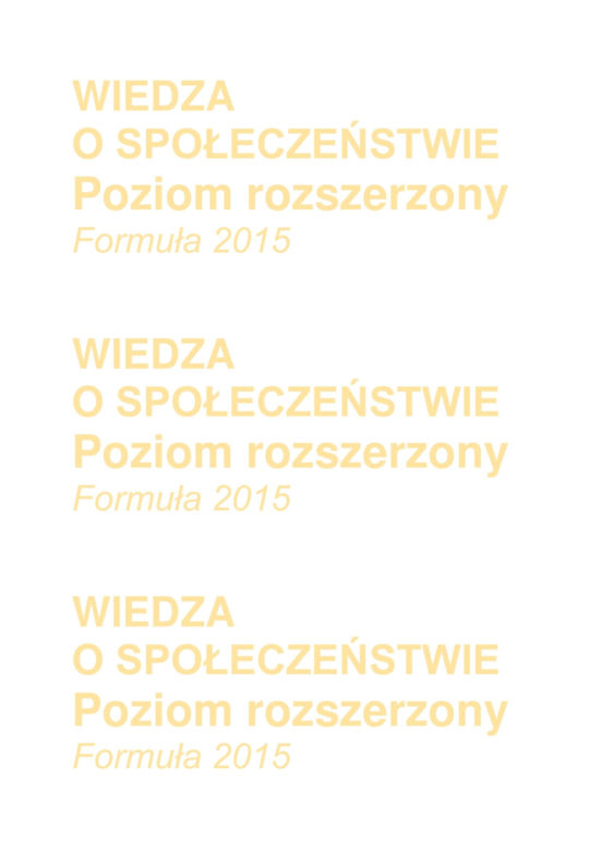 Matura 2025 WOS rozszerzony: odpowiedzi do wszystkich zadań z arkusza CKE - Formuła 2015 [13.05.2025]