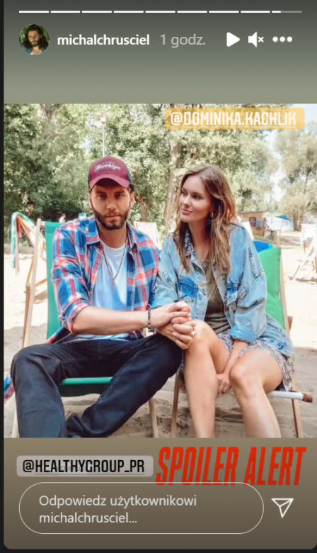 M jak miłość. Franka (Dominika Kachlik), Krzysiek (Michał Chruściel)