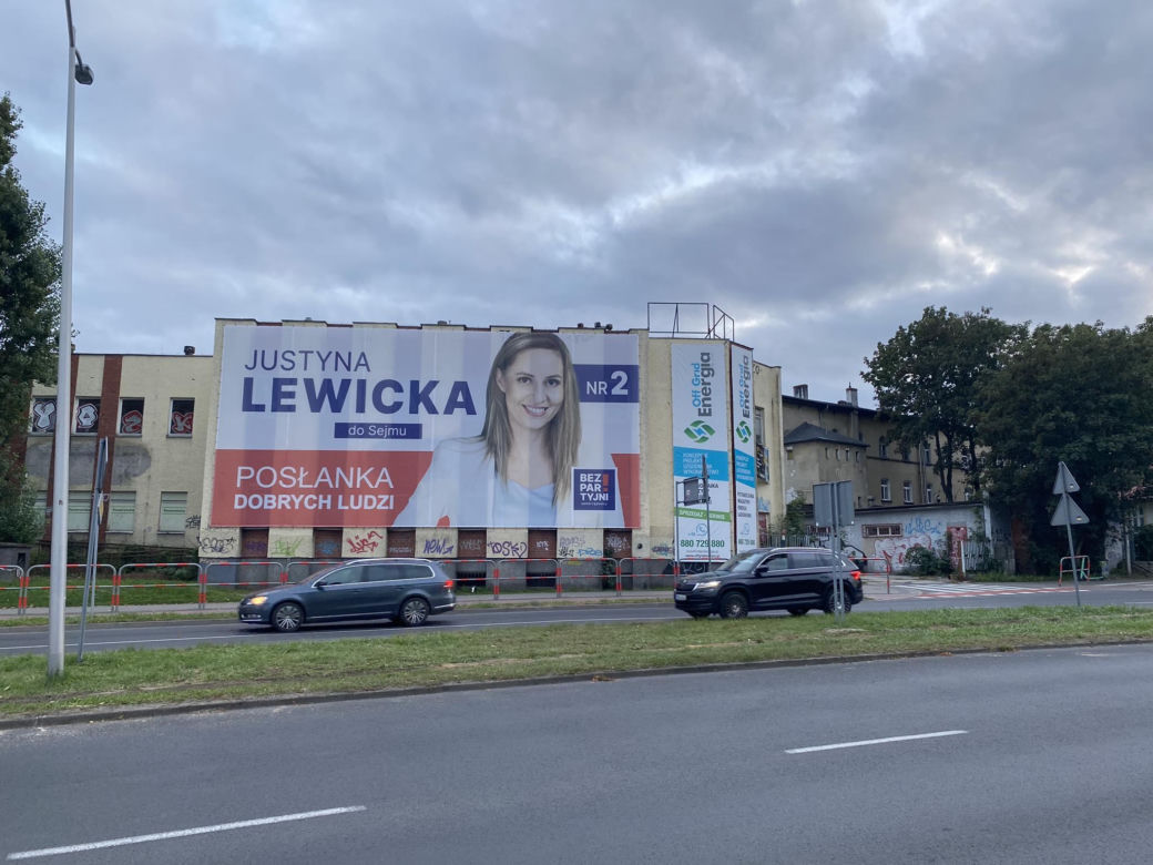 Wybory 2023 w Zielonej Górze. Miasto zalały plakaty wyborcze