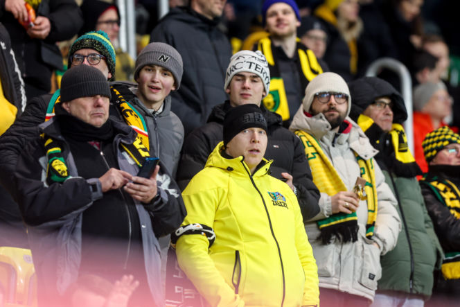 GKS Katowice - Legia Warszawa: Zdjęcia kibiców z meczu 21. kolejki PKO BP Ekstraklasy