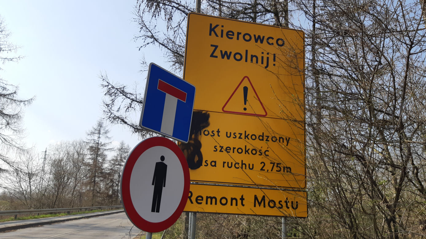 Most w Ostrowie - sierpień