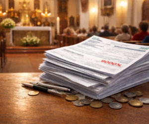 Rachunek grozy w parafii w Małopolsce