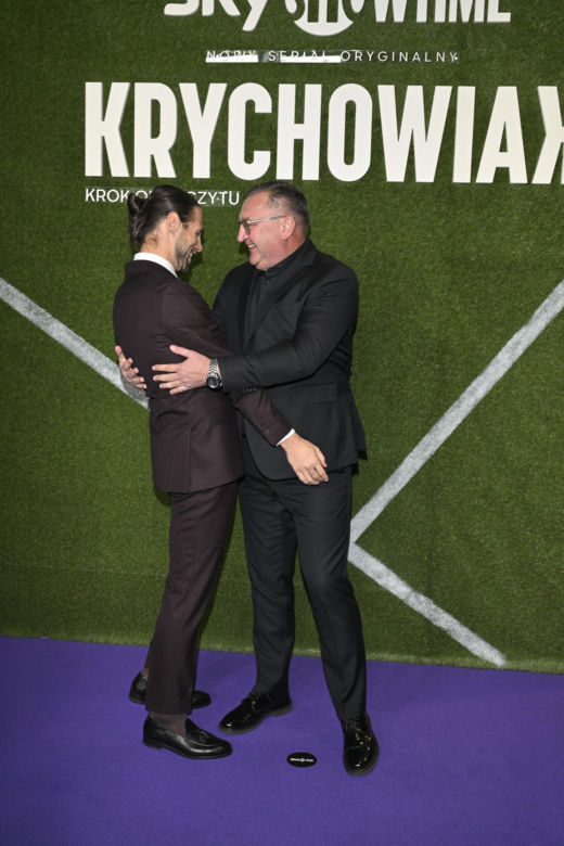 Czesław Michniewicz na premierze