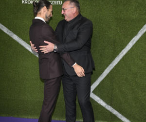 Czesław Michniewicz na premierze