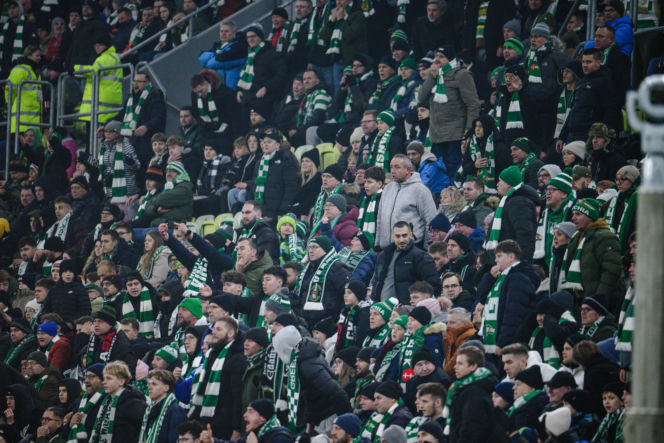 Lechia Gdańsk - Górnik Zabrze, zdjęcia kibiców i zawodników z meczu 18, kolejki PKO BP Ekstraklasy