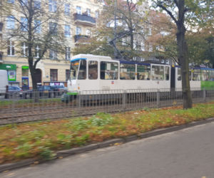Zderzenie samochodu i tramwaju na ul. Krzywoustego