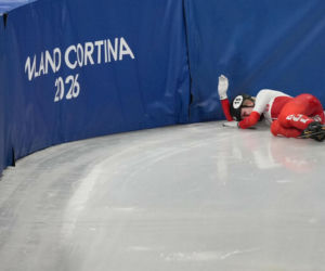 Wypadek Kamili Sellier w short tracku