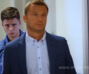 M jak miłość odc. 1030.  Łukasz (Adrian Żuchewicz), Andrzej (Krystian Wieczorek)