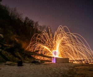 Steel wool photography
