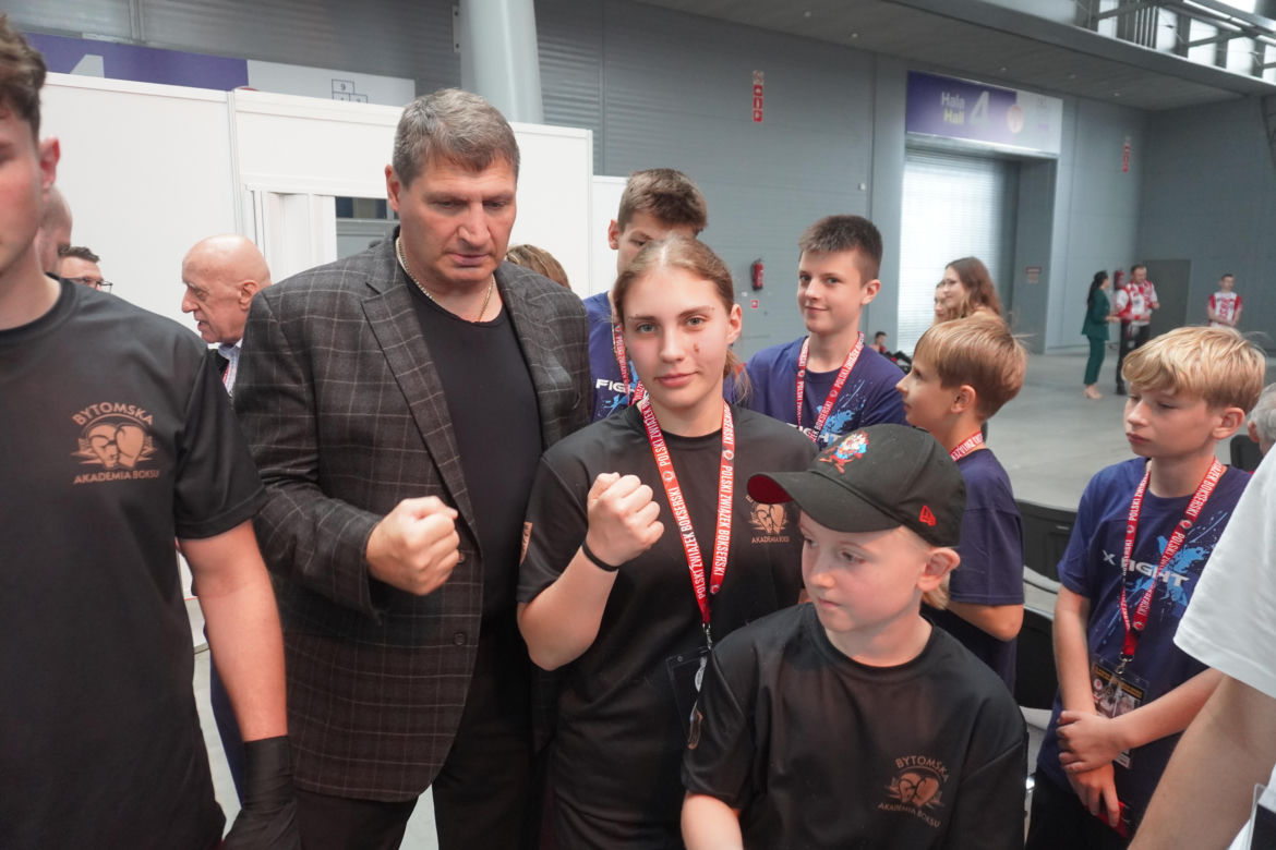 Andrzej Gołota na Targach Boksu w Kielcach