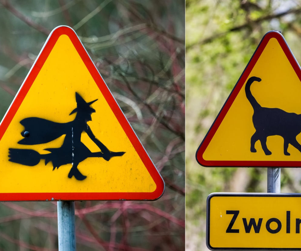 Znak z czarownicą stanął na północy Wielkopolski