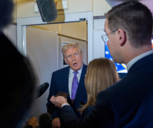 Zapytała Trumpa o badania lekarskie. Stracił nad sobą panowanie!