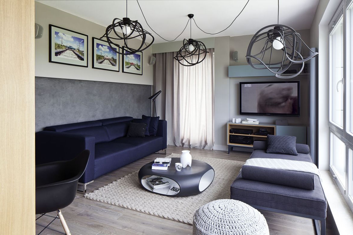 Ciemny salon