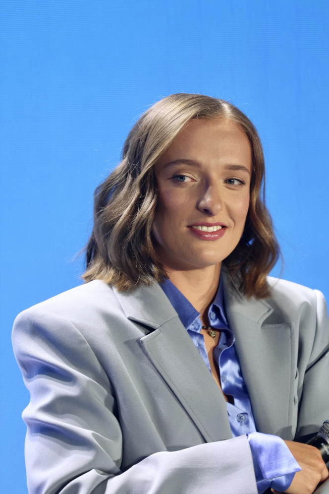 Iga i Agata Świątek na konferencji otwierającej kampanię Oral-B