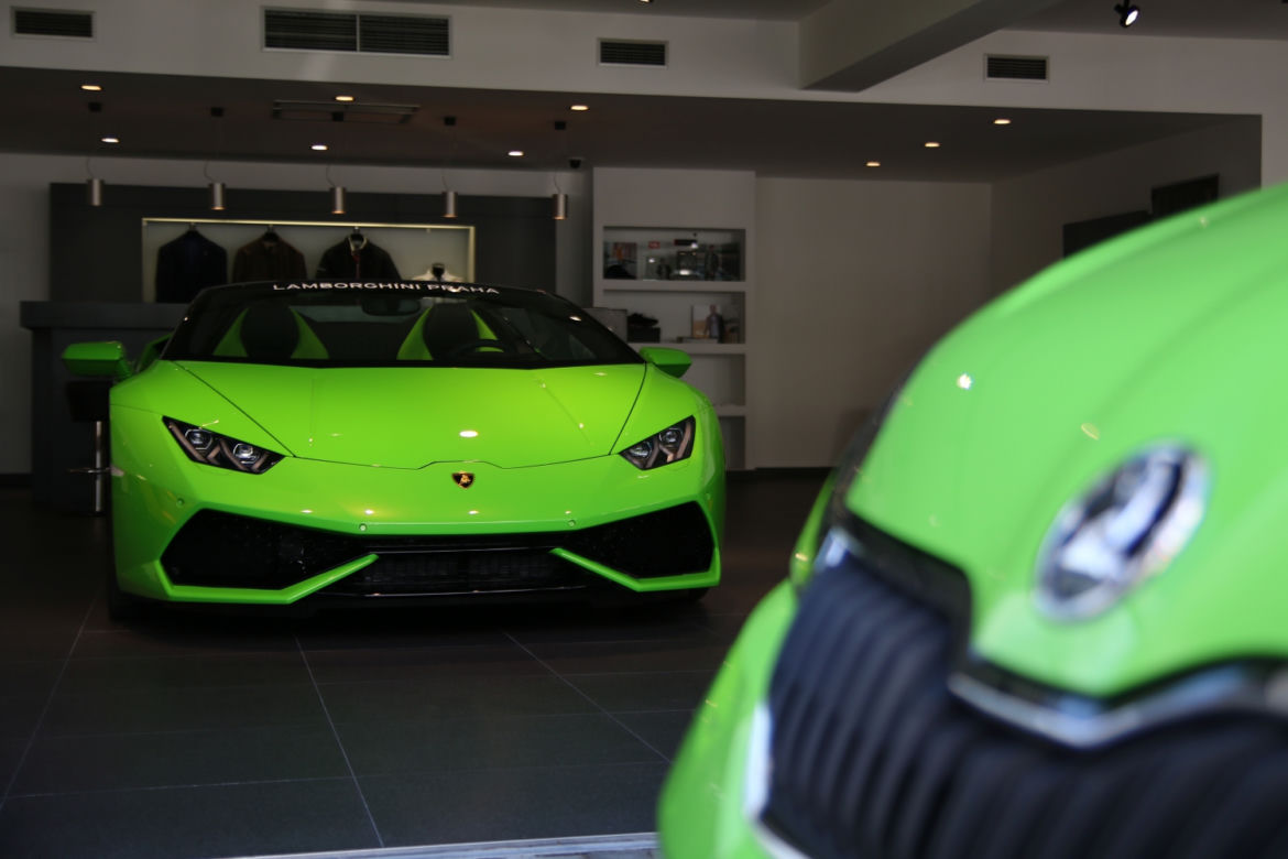 Skoda Citigo jak Lamborghini Huracan