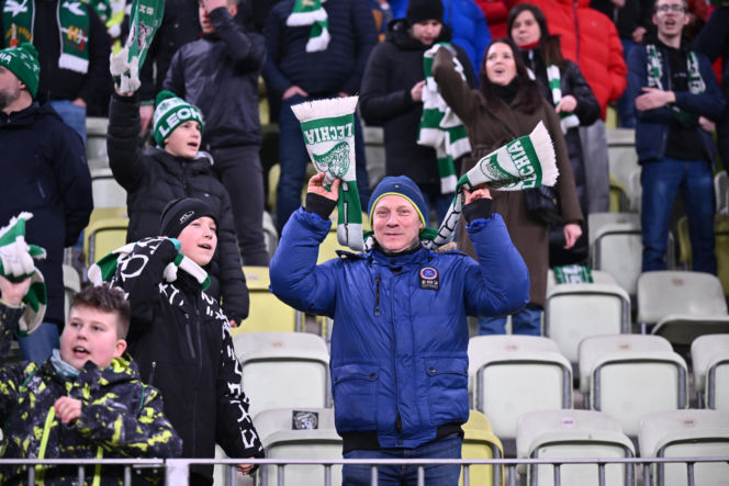 Lechia Gdańsk - Jagiellonia Białystok: Zdjęcia kibiców i zawodników z meczu 24. kolejki PKO BP Ekstraklasy