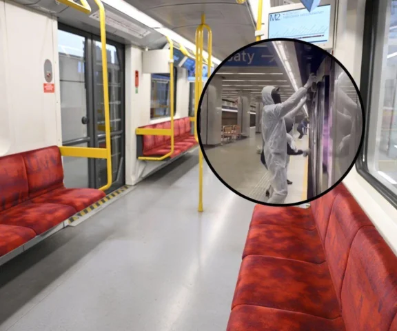 Zrobili to w warszawskim metrze. Policjanci już nikogo nie zastali