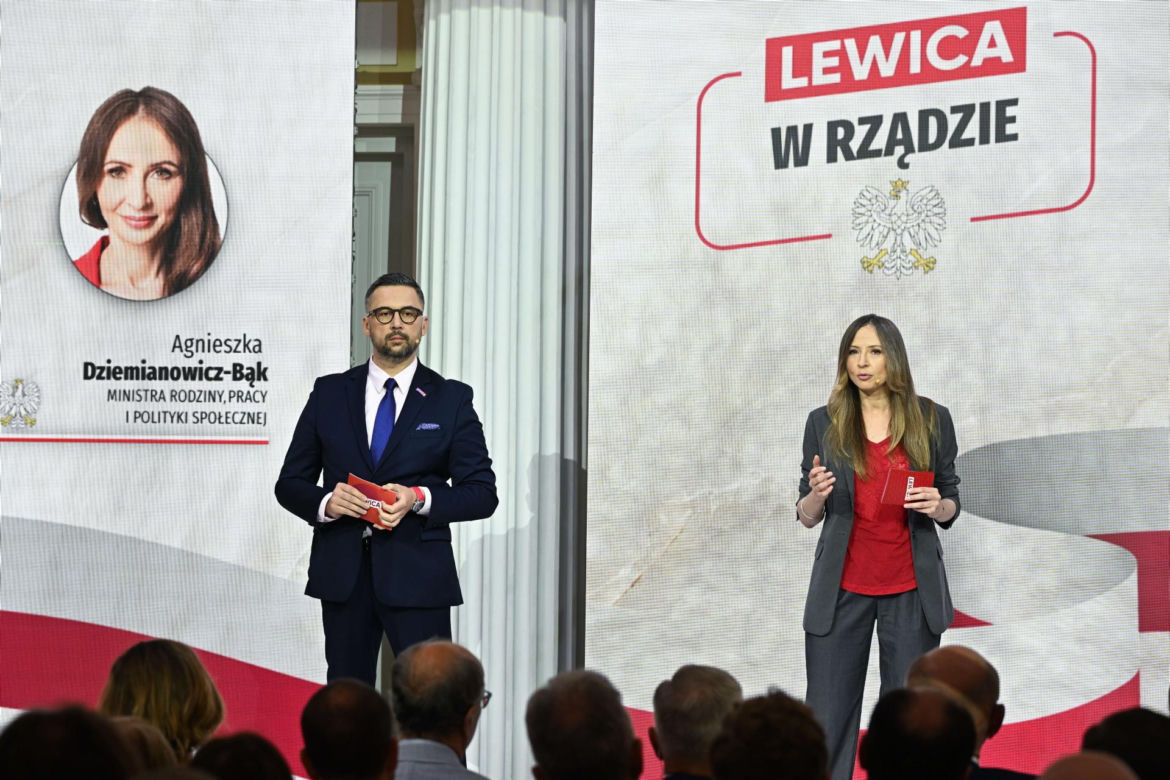  Konwencja rządowej Lewicy w Hotelu Belotto w Warszawie