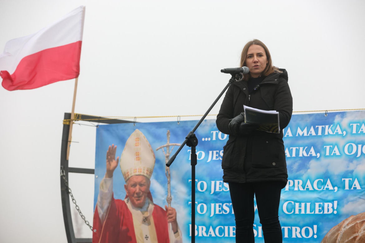 Uniejów. Protest rolników