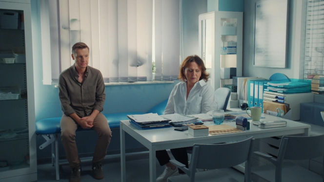 M jak miłość, odc. 1905. Paweł (Rafał Mroczek), Marysia (Małgorzata Pieńkowska)