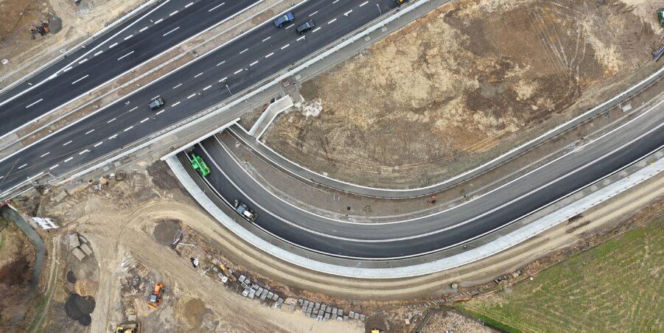 Węzeł z tunelem w Krzyszkowicach na zakopiance DK7