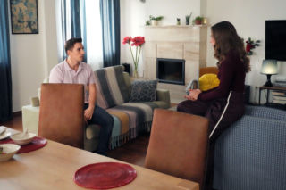 Barwy szczęścia odc. 3378. Oliwka (Wiktoria Gąsiewska), Tomek Kępski (Jakub Sokołowski)