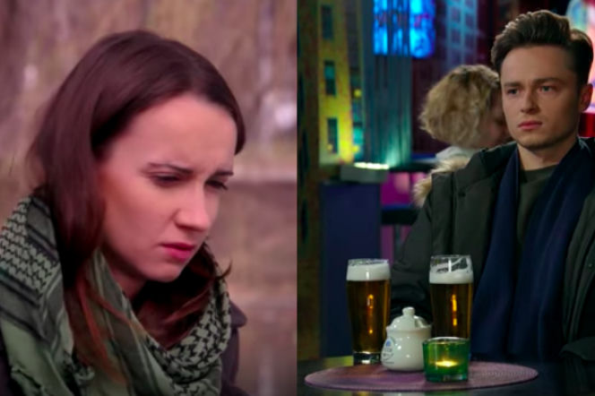 Pierwsza miłość, odcinek 2679, Melka (Ewa Jakubowicz), Krystian (Patryk Pniewski)