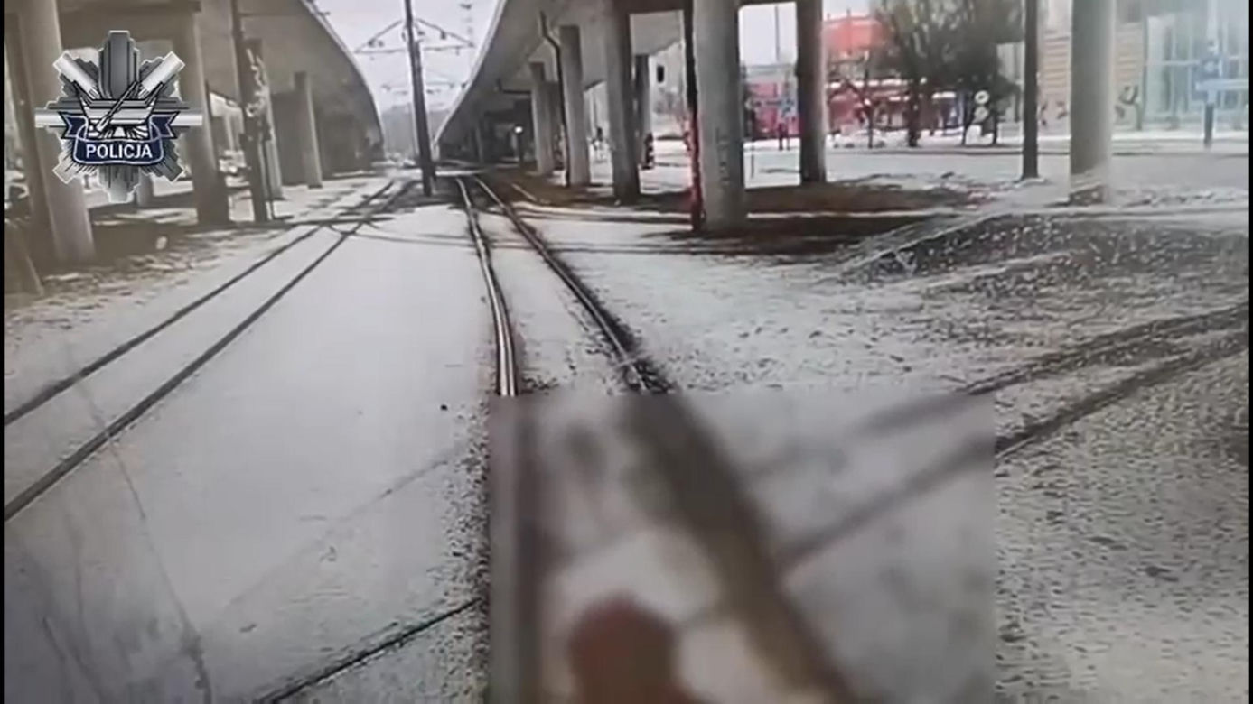 Obraziła się na motorniczego i zablokowała ruch! "Usiadła na torach, wstała i zaczęła iść przed tramwajem"