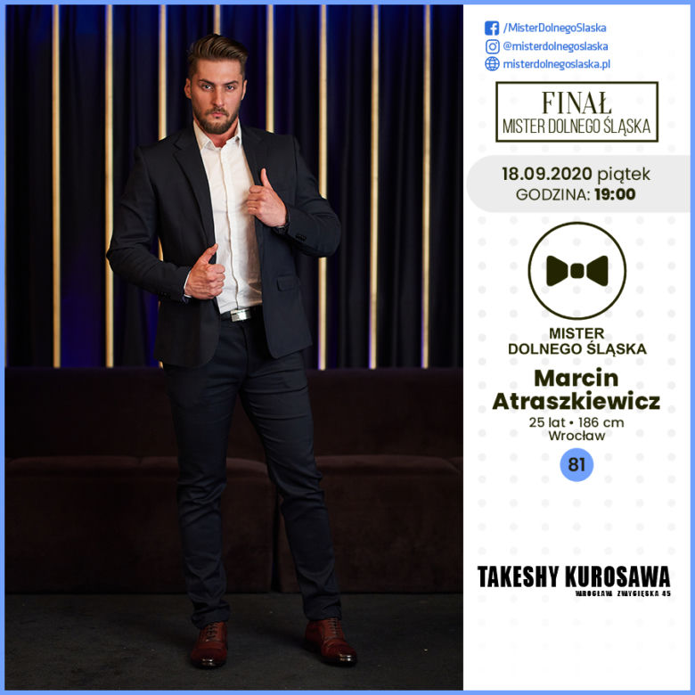 Finaliści Mister Dolnego Śląska 2020