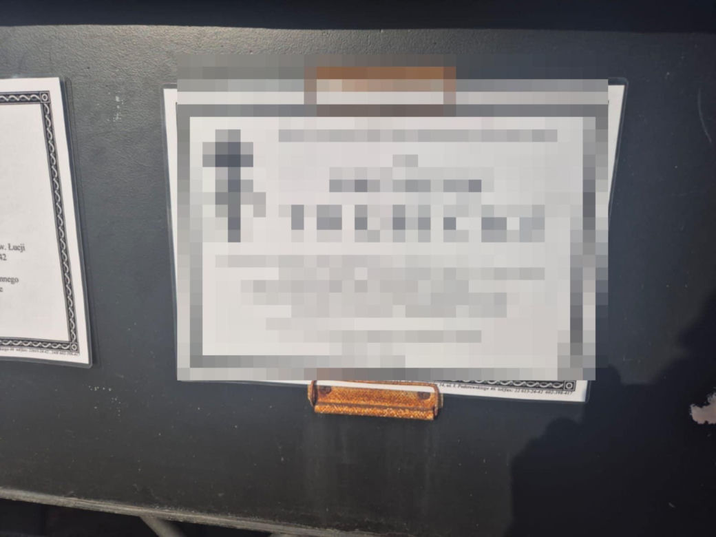 Grób tragicznie zmarłego strażnika miejskiego