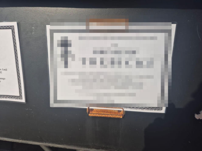 Grób tragicznie zmarłego strażnika miejskiego