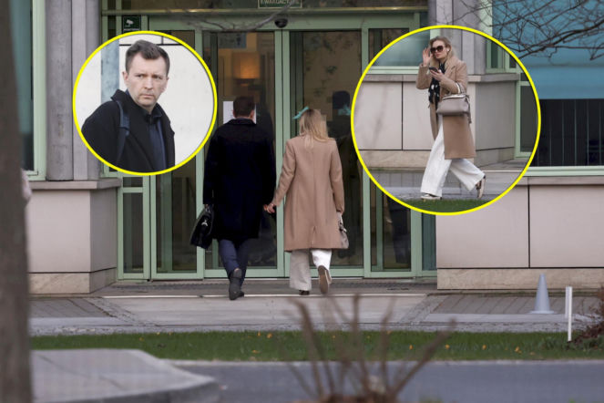 Schreiberowie przed kliniką leczenia niepłodności. Weronika mówiła o marzeniu o dziecku