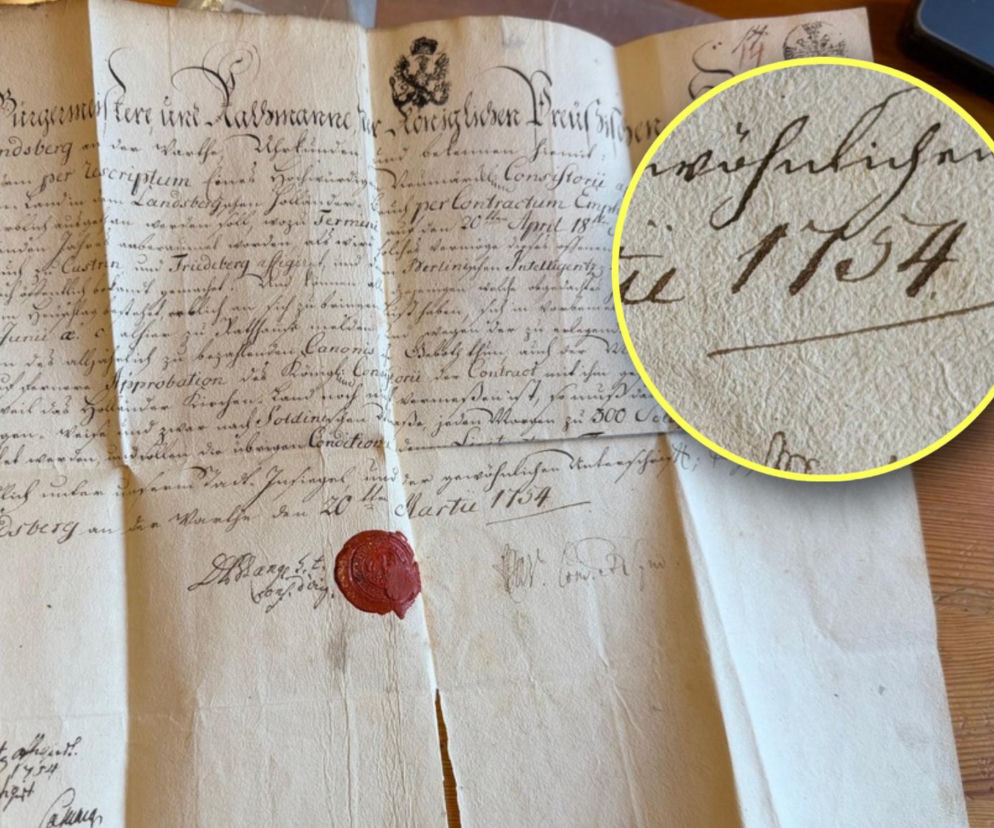 Bezcenny dokument skradziony z gorzowskiego archiwum. Zabytek odnalazł się na Pomorzu Zachodnim