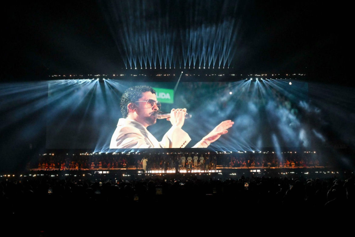 Bad Bunny na trasie koncertowej Debí Tirar Más Fotos World Tour