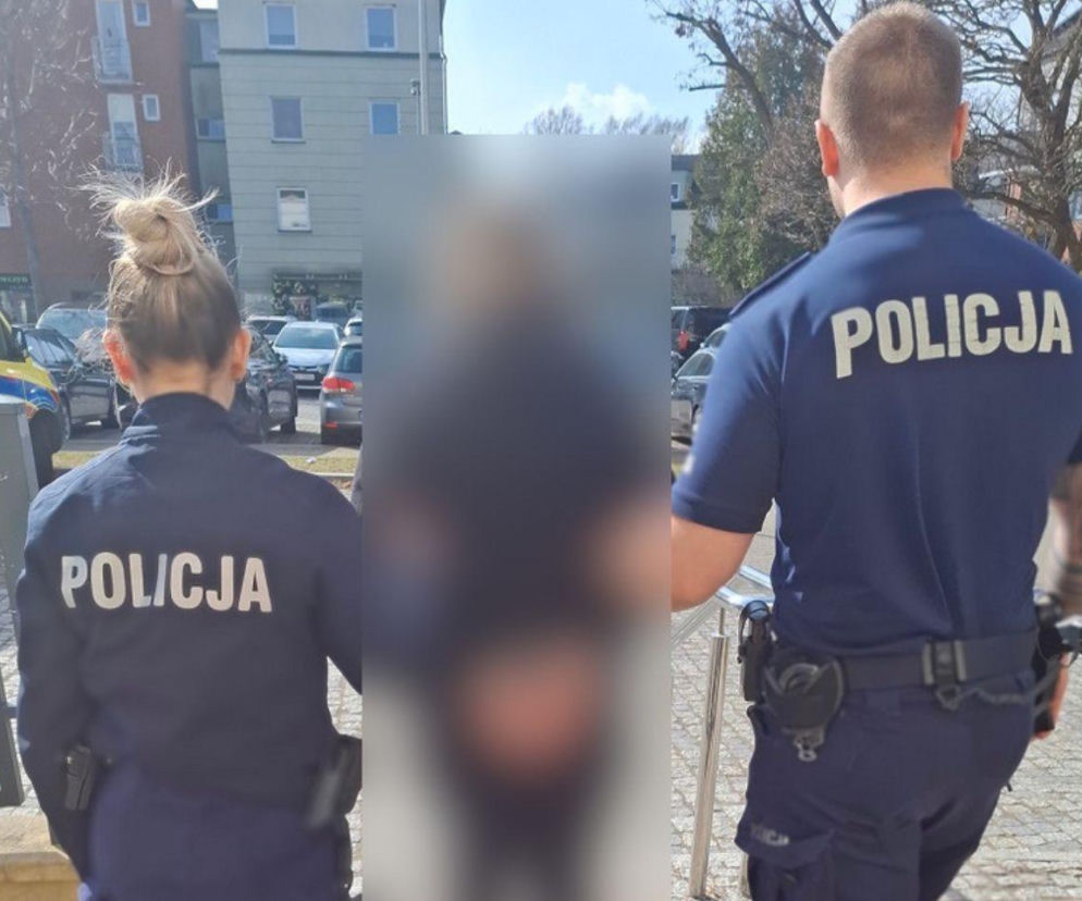 Uderzył ochroniarza i uciekł ze sklepu z butelką trunku i jogurtami. Towarzyszyła mu kobieta