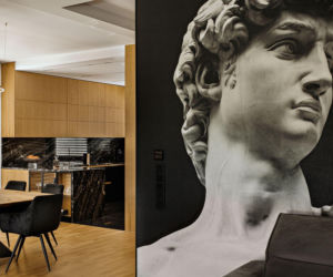 Między minimalizmem a złotym detalem. Elegancki dom w Katowicach