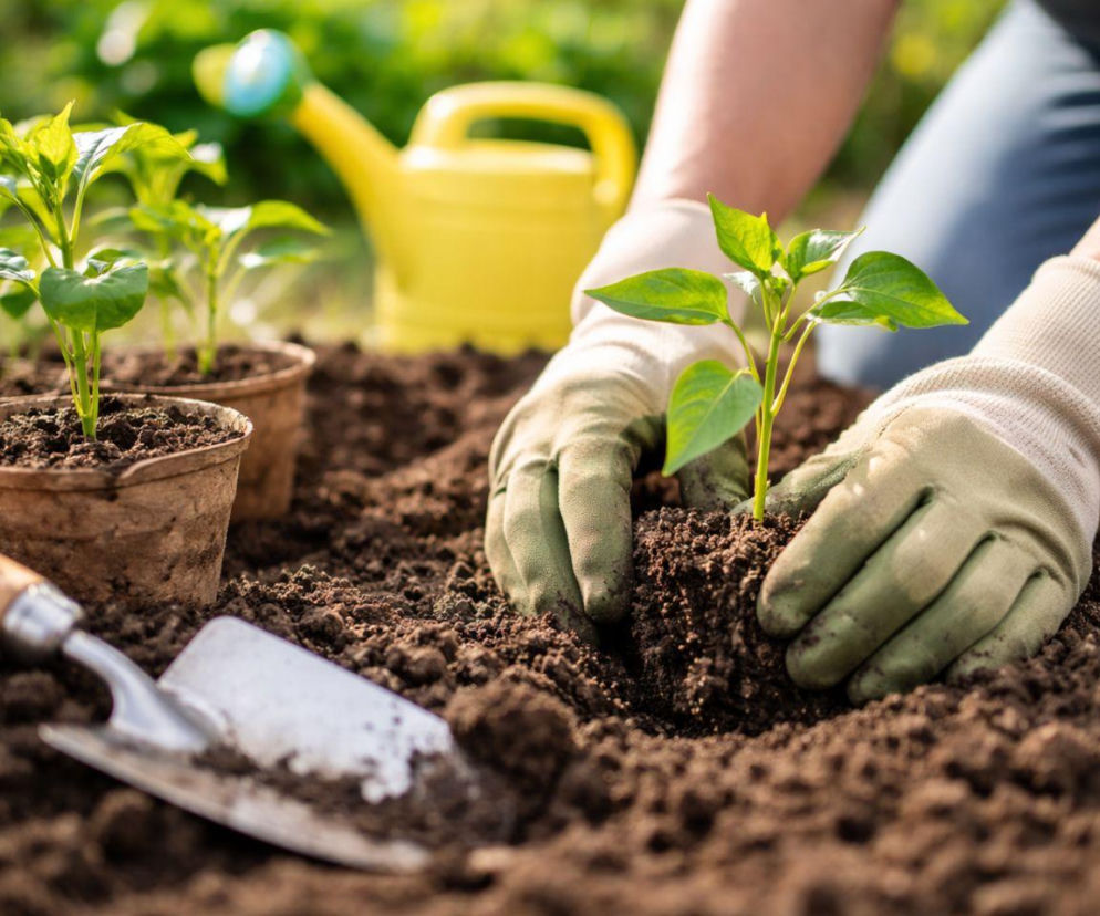 ogród, sadzenie roślin