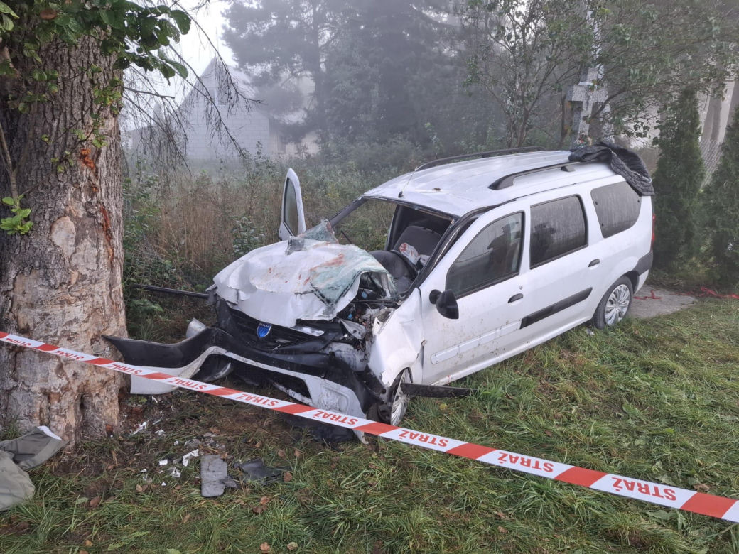 Wypadek pod Węgrowem 04.09.2025