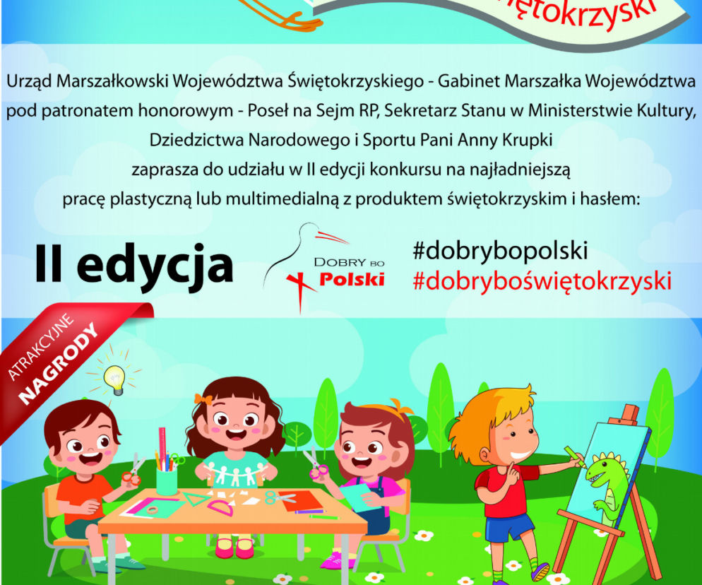 Urząd Marszałkowski w Kielcach organizuje ciekawy konkurs dla uczniów