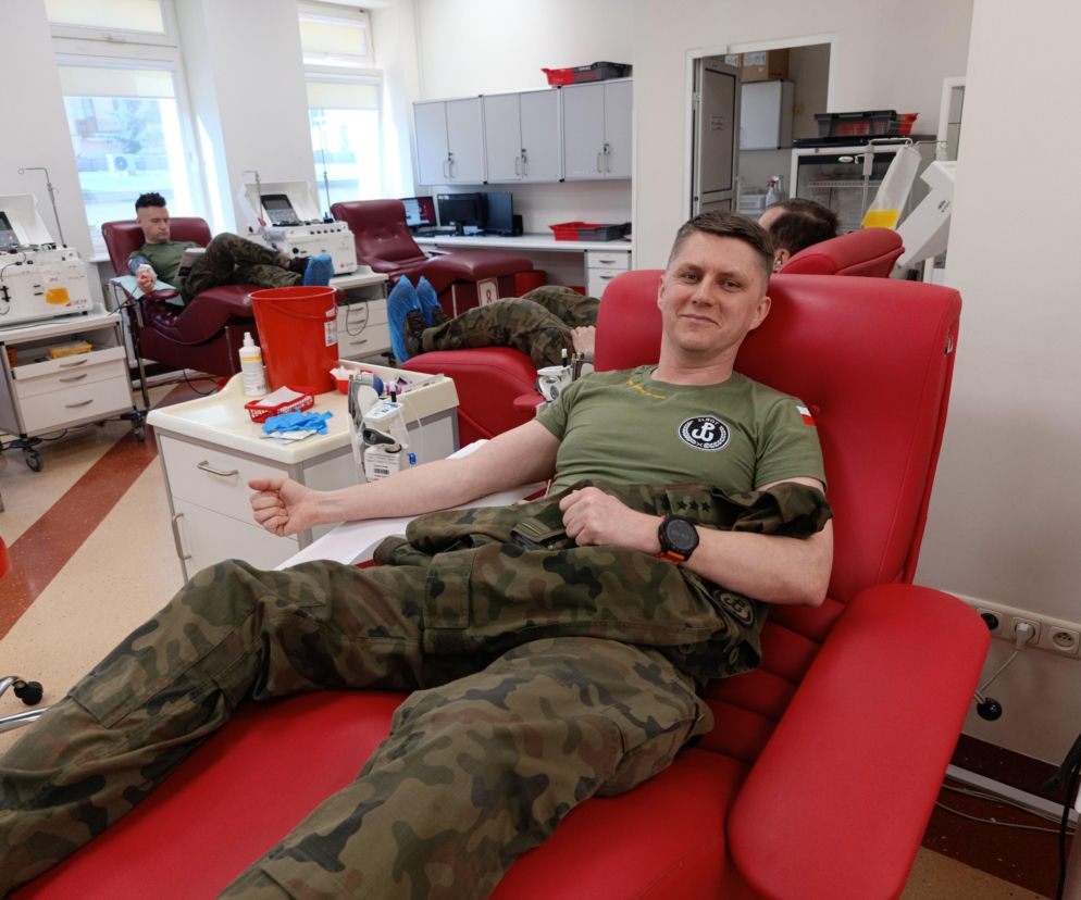 W Lublinie polała się krew! Terytorialsi oddali ją dla chorych i ofiar wypadków [GALERIA]