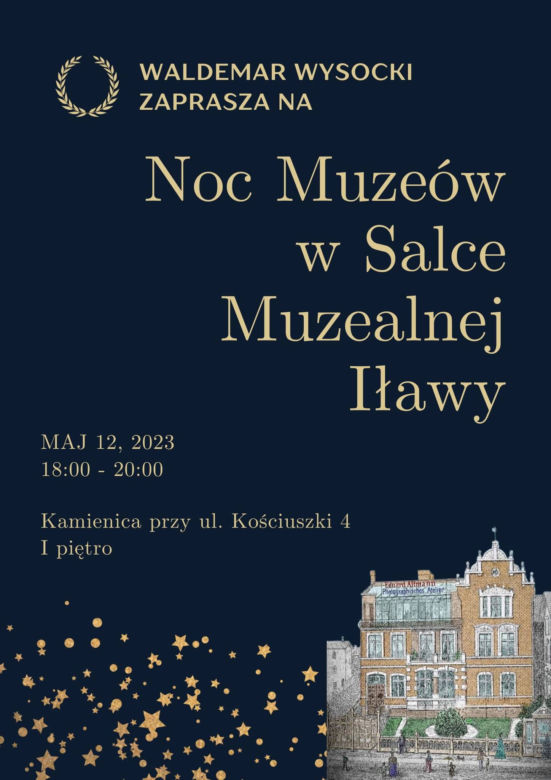 Noc muzeów Iława 2023 - plakaty