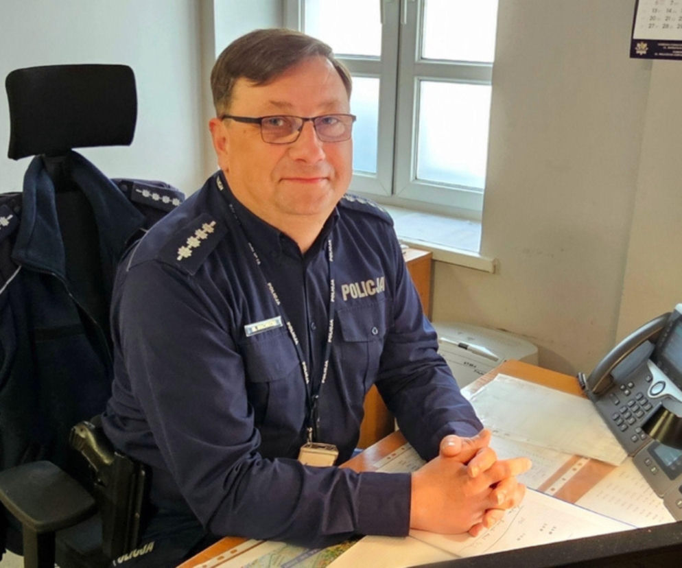 Kierowca potrzebował natychmiastowej pomocy. Dyżurny stanął na wysokości zadania