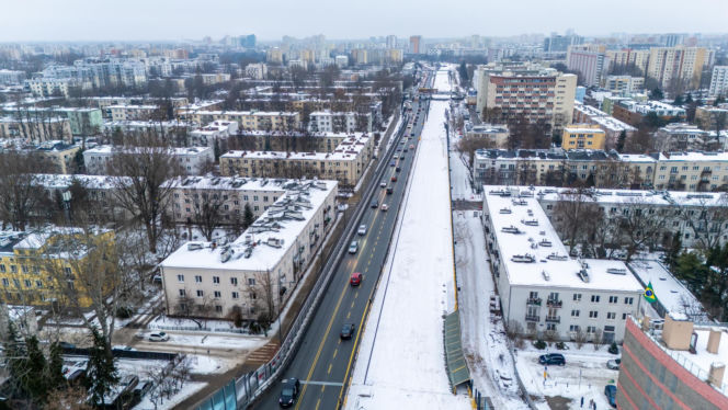 Remont alei Stanów Zjednoczonych w Warszawie