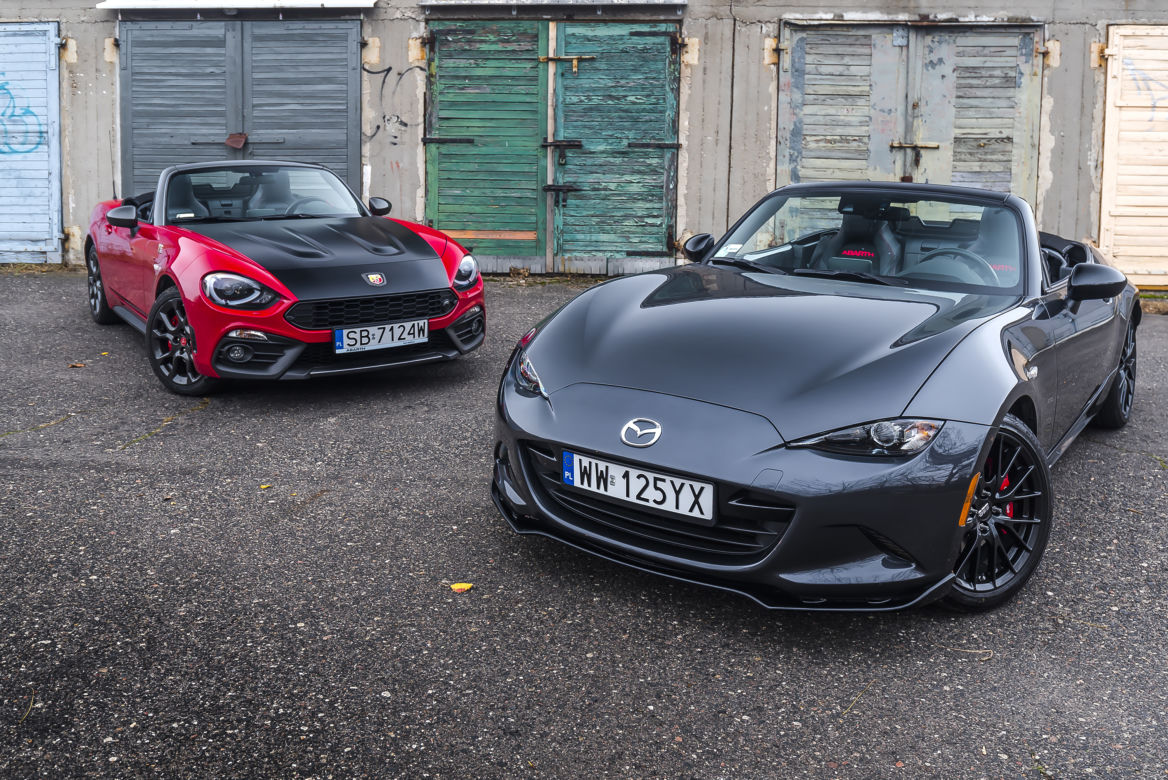 Abarth 124 Spider 1.4 Multiair 170 KM vs. Mazda MX-5 2.0 184 KM
