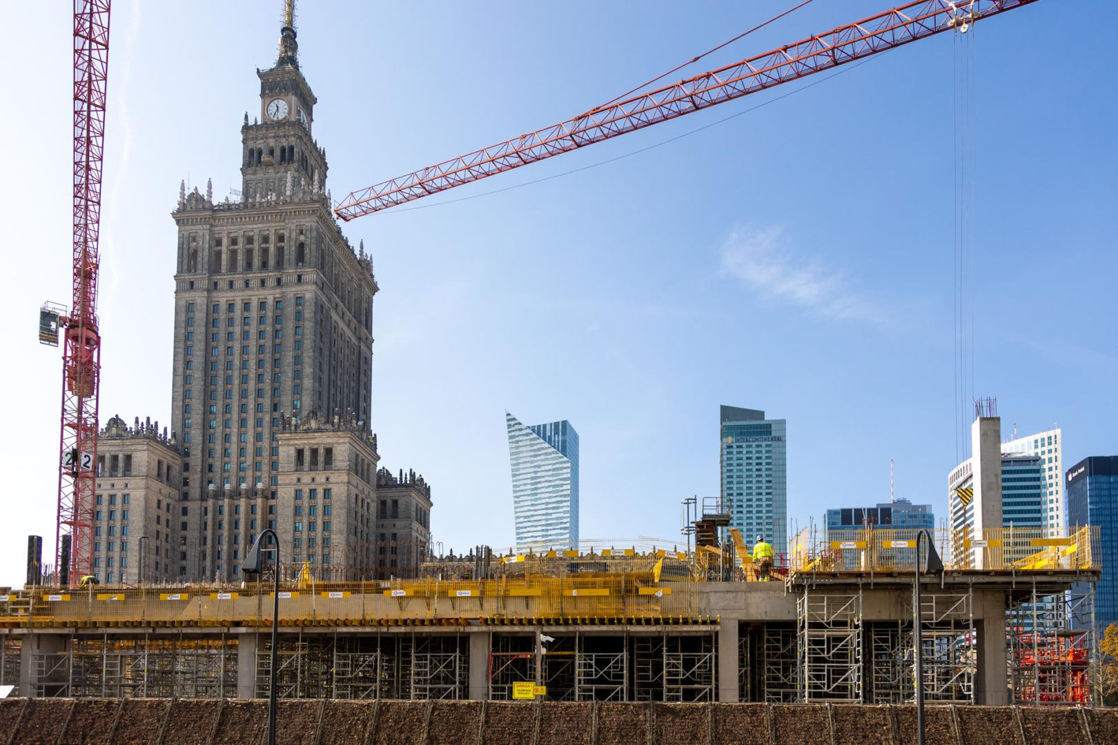 Budowa nowej siedziby teatru TR Warszawa przy Placu Defilad