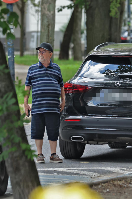 Edward Miszczak i Anna Cieślak na bazarku