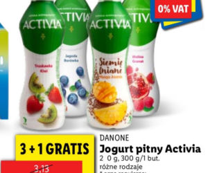 Jogurty Activia 3+1 gratis